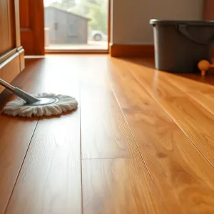 Czyszczenie podłogi drewnianej