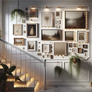 Dekoracja Ściany Przy Schodach