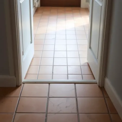 Dokąd kłaść płytki w drzwiach