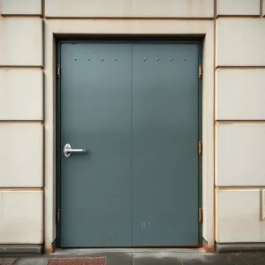 Drzwi do kotłowni zewnętrzne