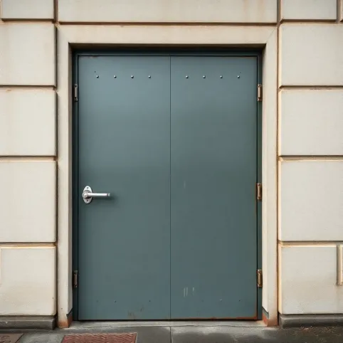 Drzwi do kotłowni zewnętrzne