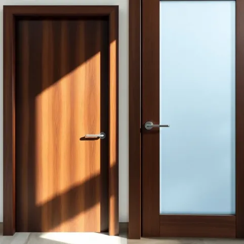 Drzwi do pokoju pełne czy z szybą