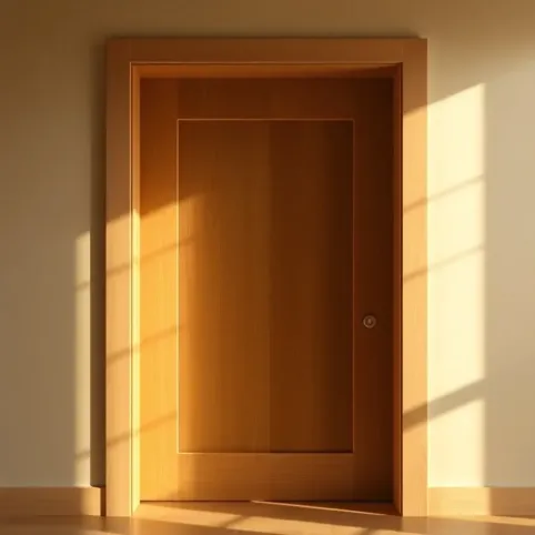 drzwi drewniane wewnętrzne z ościeżnicą