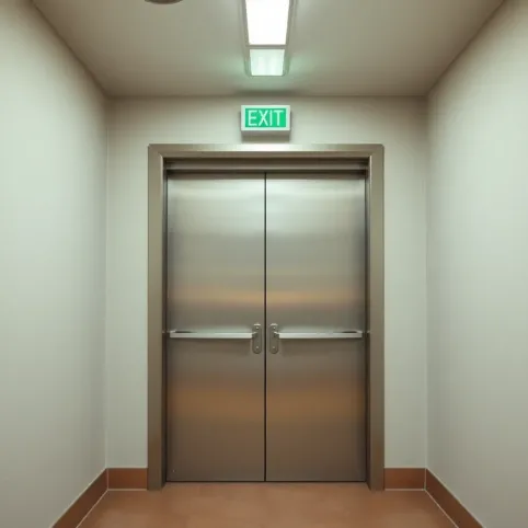 Drzwi ewakuacyjne wysokość