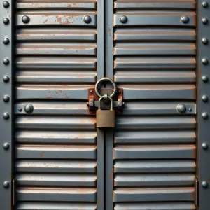 Drzwi metalowe do piwnicy