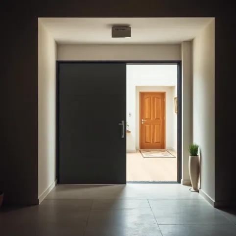 Drzwi między garażem a domem Hörmann