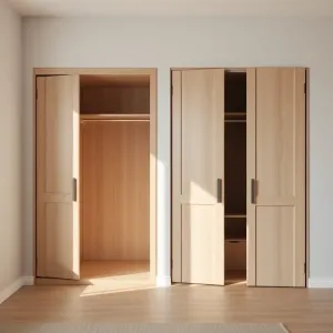 Drzwi przesuwne czy otwierane w szafie