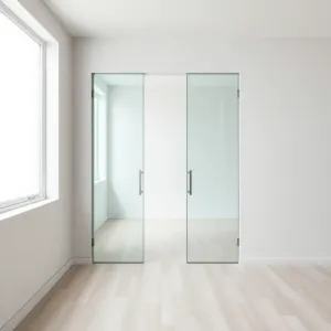 Drzwi szklane przesuwne chowane w ścianę