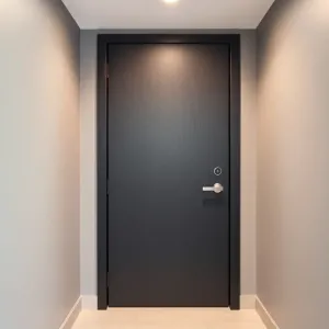 Drzwi wejściowe do mieszkania w bloku