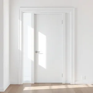 Drzwi wewnętrzne białe 90 z ościeżnicą