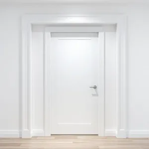 drzwi wewnętrzne białe z ościeżnicą