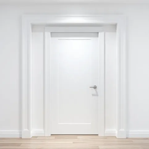 drzwi wewnętrzne białe z ościeżnicą