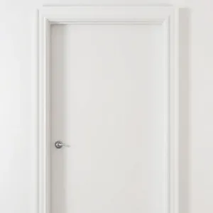Drzwi wewnętrzne drewniane białe z ościeżnicą