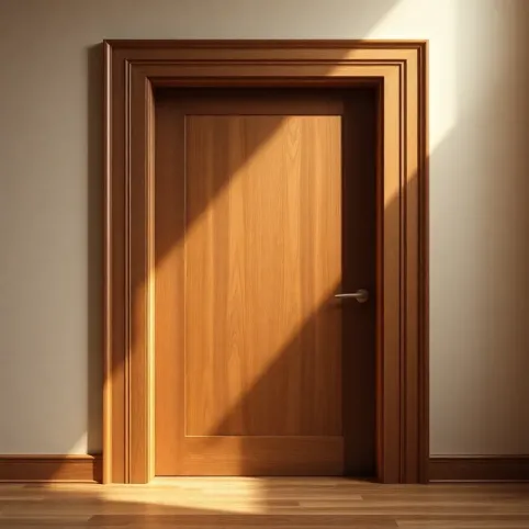 drzwi wewnętrzne drewniane z ościeżnicą