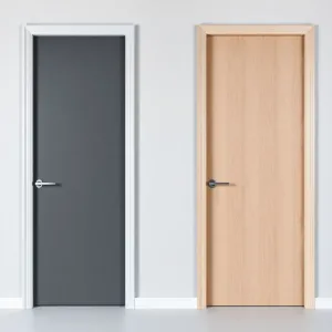 drzwi wewnętrzne malowane czy okleiną