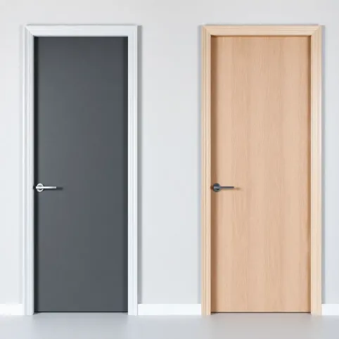drzwi wewnętrzne malowane czy okleiną