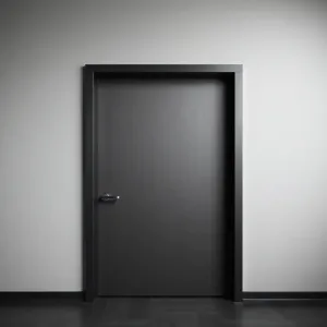 Drzwi z metalowa ościeżnica