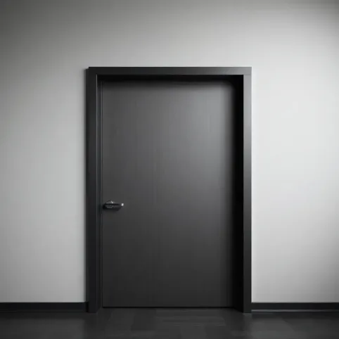 Drzwi z metalowa ościeżnica
