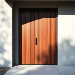 Drzwi zewnętrzne z lamelami