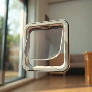 Drzwiczki dla kota montaż w szybie