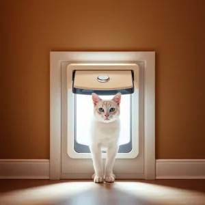 Drzwiczki dla kota PetSafe z czytnikiem mikrochipów