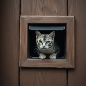 Drzwiczki dla kota zewnętrzne