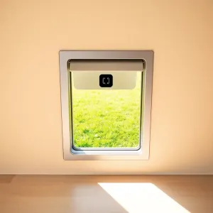 Drzwiczki dla psa z chipem