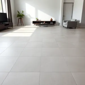 Duże płytki do salonu