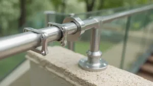 Elementy balustrady ze stali nierdzewnej