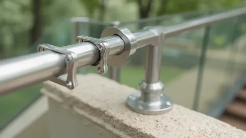 Elementy balustrady ze stali nierdzewnej