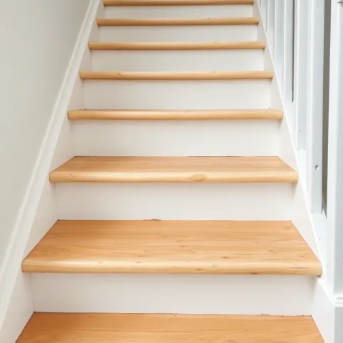 Farba do schodów drewnianych biała