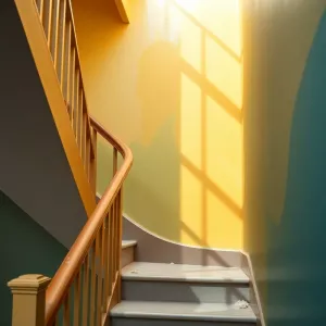 Farbą Olejną Na Klatkę Schodową