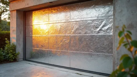 folia na bramę garażową