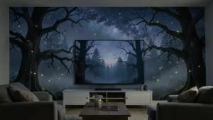 Fototapeta do salonu za telewizor