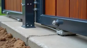 fundament bramy przesuwnej