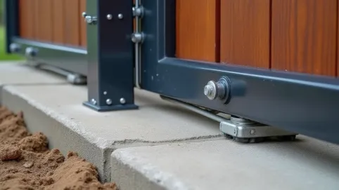 fundament bramy przesuwnej