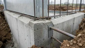 Fundament pod bramę przesuwną 4m