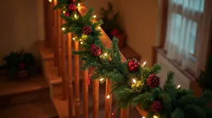 Girlanda świąteczna na balustradę
