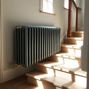 Grzejnik Na Klatce Schodowej W Domu Jednorodzinnym