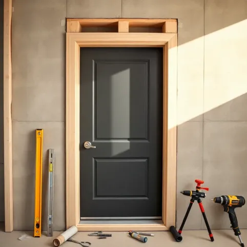 Ile kosztuje montaż drzwi zewnętrznych z ościeżnicą