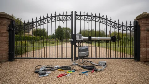 Ile kosztuje montaż napędu do bramy dwuskrzydłowej