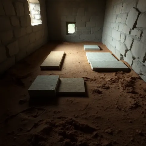 Izolacja podłogi w starej piwnicy