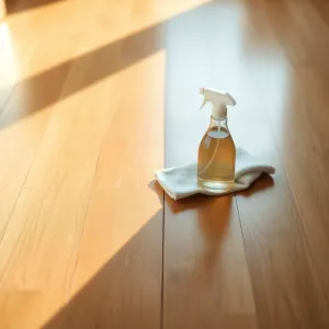 jak czyścić podłogę drewnianą
