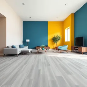 Jak dobrać kolor ścian do szarej podłogi
