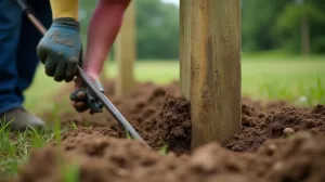 Jak głęboko wkopać słupki do bramy