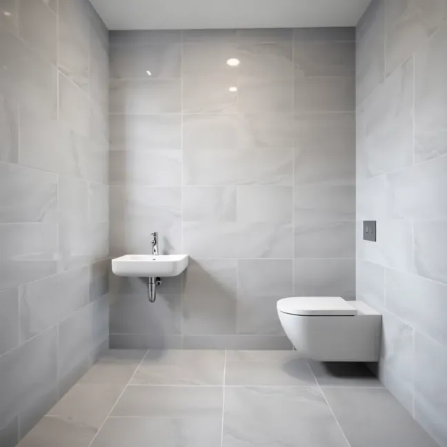 Jak kłaść duże płytki w małej łazience