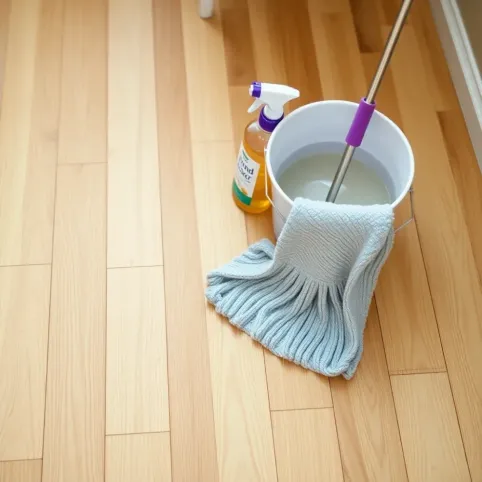 jak myć drewnianą podłogę