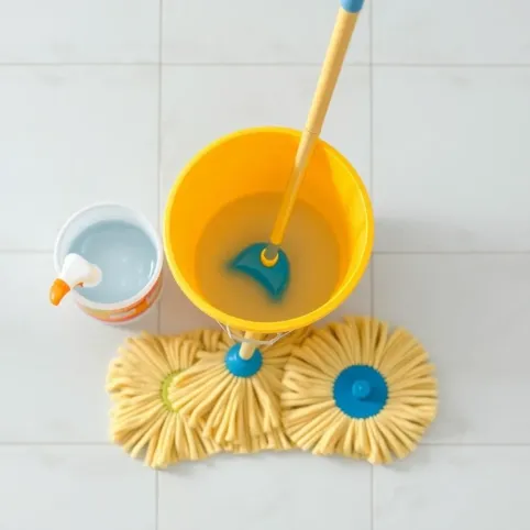 Jak myć podłogę żeby się nie kleila