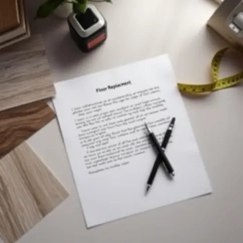 Jak napisać podanie o wymianę podłogi