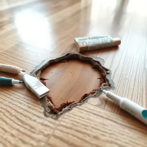 Jak naprawić dziurę w panelu podłogowym